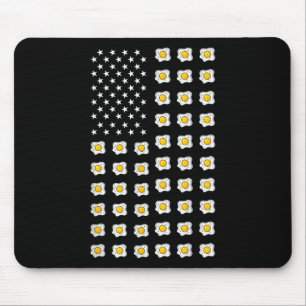 Mousepad Bandeira Americana Ovo Comida Usa Patriotismo Patr