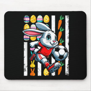 Mousepad bandeira americana ovos de páscoa coelho jogando f