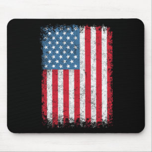 Mousepad Bandeira Americana Patriótica Para Homens Meninos
