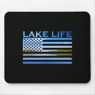 Mousepad Bandeira Americana Que Pescaria No Lago Isto É