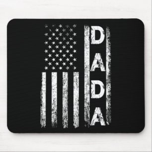 Mousepad Bandeira Americana Retro Dia de os pais 4 De Julho