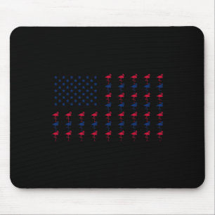 Mousepad Bandeira Americana Super Moto Gp Moto 4 De Julho T