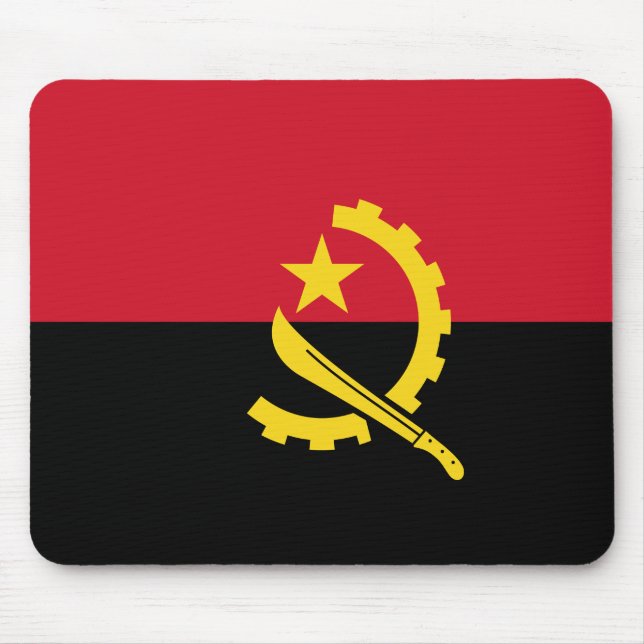 Mousepad Bandeira Angola (Frente)