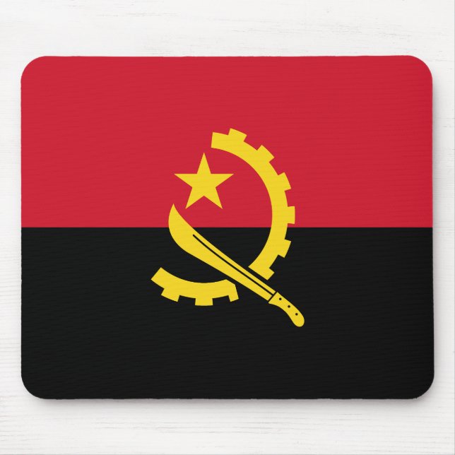 Mousepad Bandeira Angolana Patriótica (Frente)