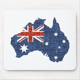 Mousepad bandeira australiana sequencial