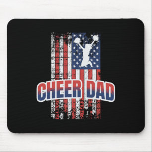 Mousepad Bandeira Azul Vermelha e Branca Cheerleading do Pa