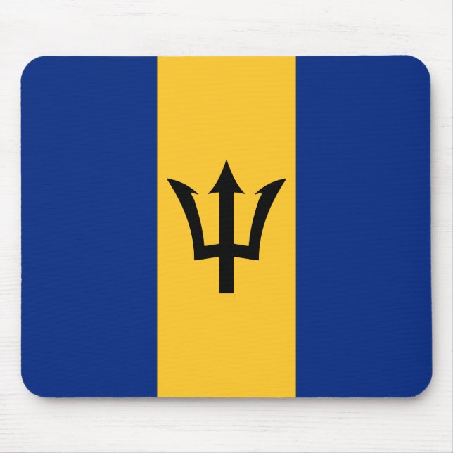 Mousepad Bandeira Barbadiana (Barbados) (Bajan) (Frente)