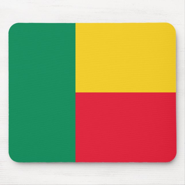 Mousepad Bandeira Benim Patriótica (Frente)