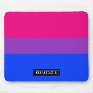 Mousepad Bandeira bissexual do orgulho