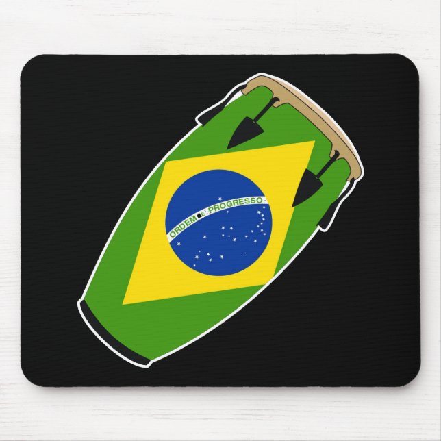 Mousepad Bandeira Brasil do Conga (Frente)