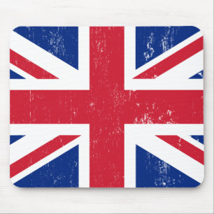 Mousepad Bandeira britânica BRITÂNICA do inglês de Grâ