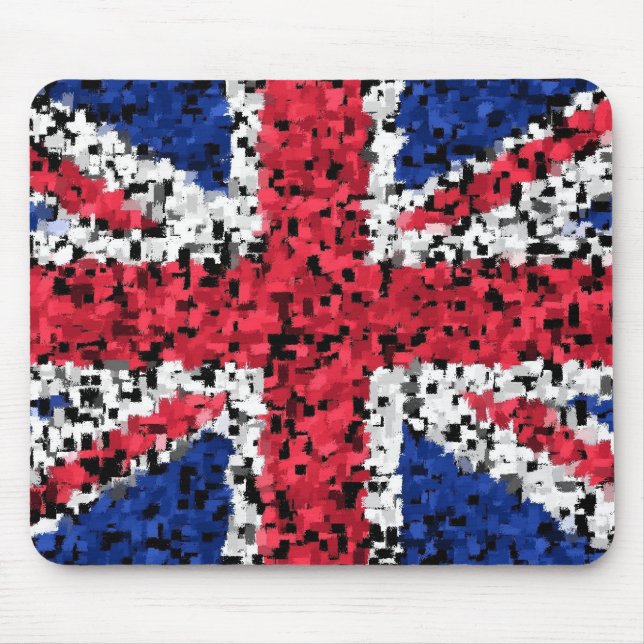 Mousepad Bandeira britânica - esteira do rato (Frente)