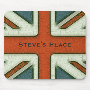 Mousepad Bandeira britânica personalizada