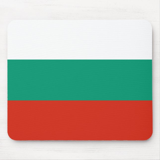 Mousepad Bandeira Bulgária (Frente)