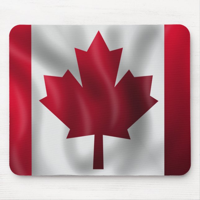 Mousepad Bandeira canadense (Frente)