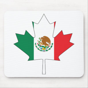 Mousepad Bandeira canadense mexicana