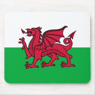 Mousepad Bandeira Celta do Dragão Vermelho do País de Gales