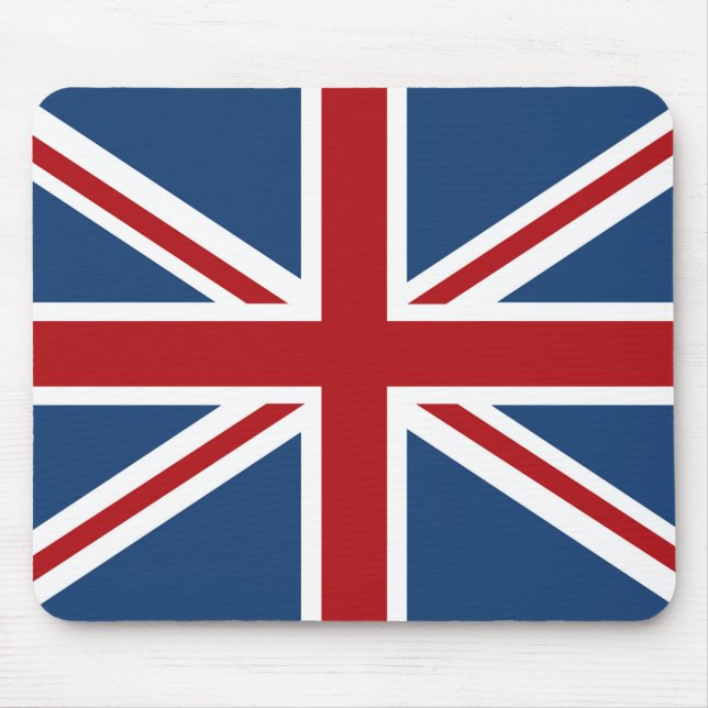 Mousepad Bandeira clássica de Union Jack Reino Unido (Frente)