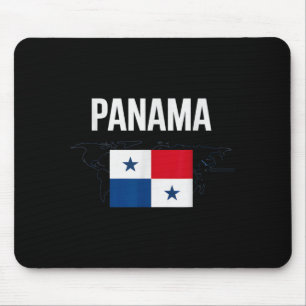 Mousepad Bandeira clássica do Panamá país família vacay ale