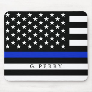 Mousepad Bandeira conhecida personalizada da polícia