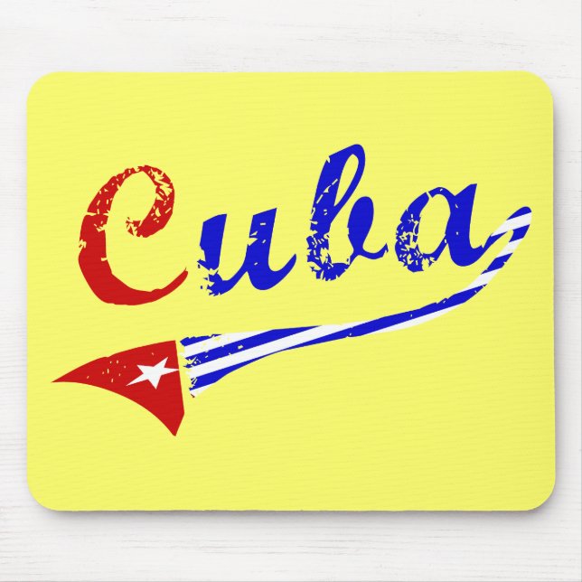 Mousepad Bandeira Cubana (Frente)
