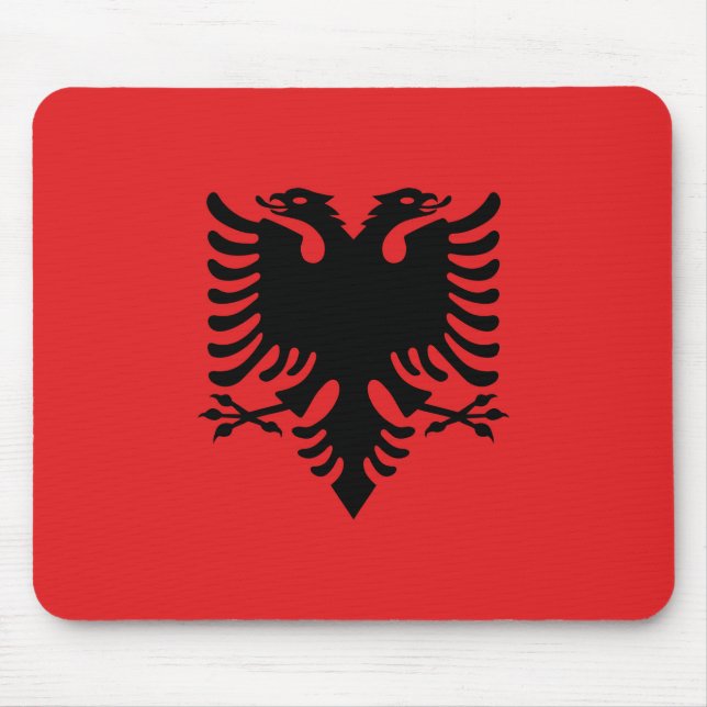 Mousepad Bandeira da Albânia (Frente)