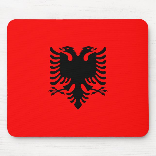 Mousepad Bandeira da Albânia (Frente)