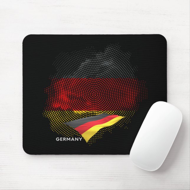 Mousepad bandeira da Alemanha (Com mouse)