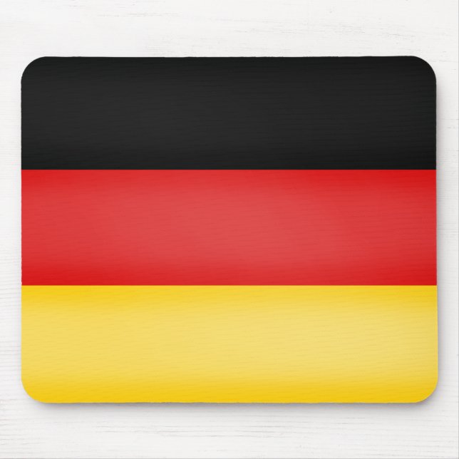 Mousepad Bandeira da Alemanha - Raiz Schwarz - Cores Patrió (Frente)