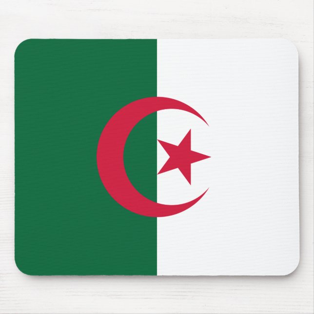 Mousepad Bandeira da Argélia (Frente)