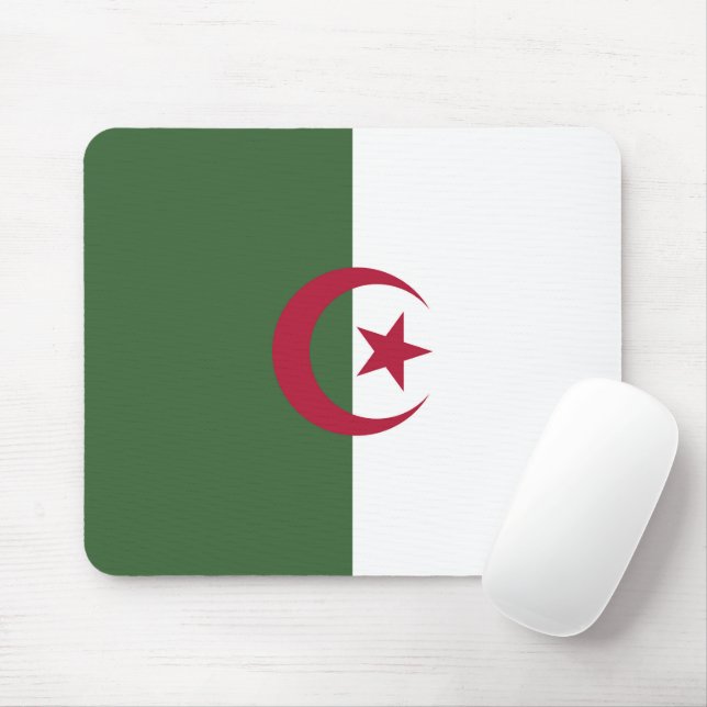 Mousepad bandeira da Argélia (Com mouse)