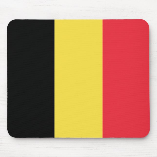 Mousepad Bandeira da Bélgica (Frente)