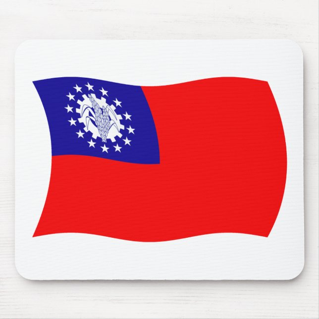 Mousepad Bandeira da Birmânia (Frente)