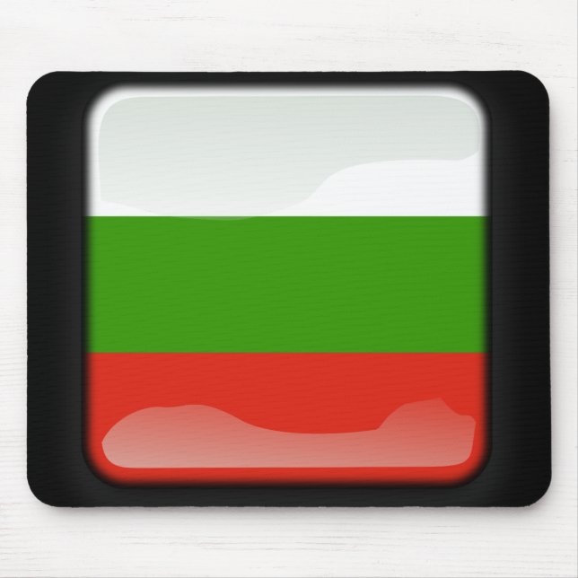 Mousepad Bandeira da Bulgária (Frente)
