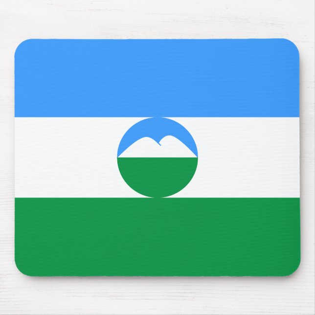 Mousepad Bandeira da Cabardino-Balcária (Frente)