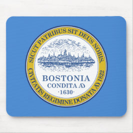 Mousepad Bandeira da Cidade de Boston (Massachusetts)