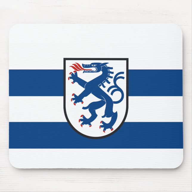 Mousepad bandeira da cidade de Ingolstadt alemanha símbolo  (Frente)