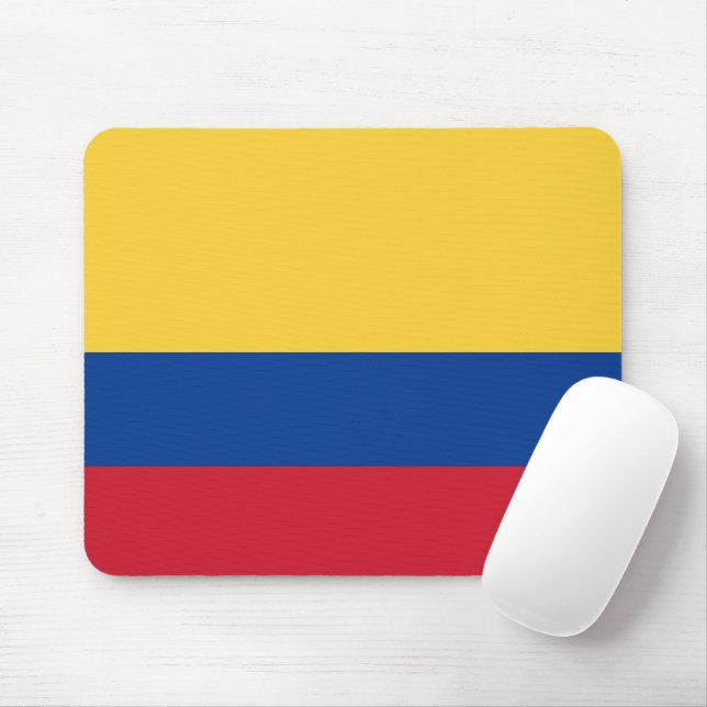 Mousepad bandeira da Colômbia (Com mouse)