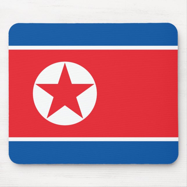 Mousepad Bandeira da Coreia do Norte (Frente)