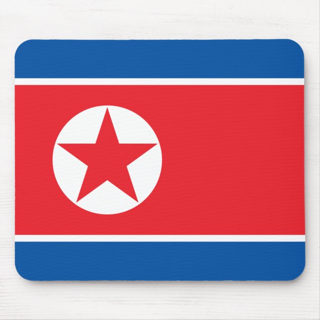 Mousepad Bandeira da Coreia do Norte (RPDC) (Frente)
