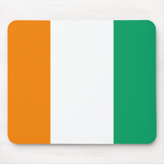 Mousepad Bandeira da Costa do Marfim (Frente)