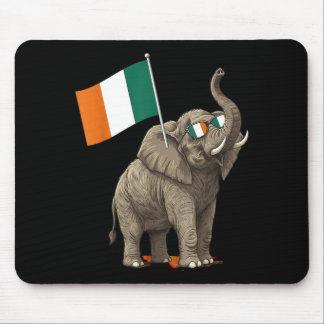 Mousepad Bandeira da Costa do Marfim Elefante Cote Divoire