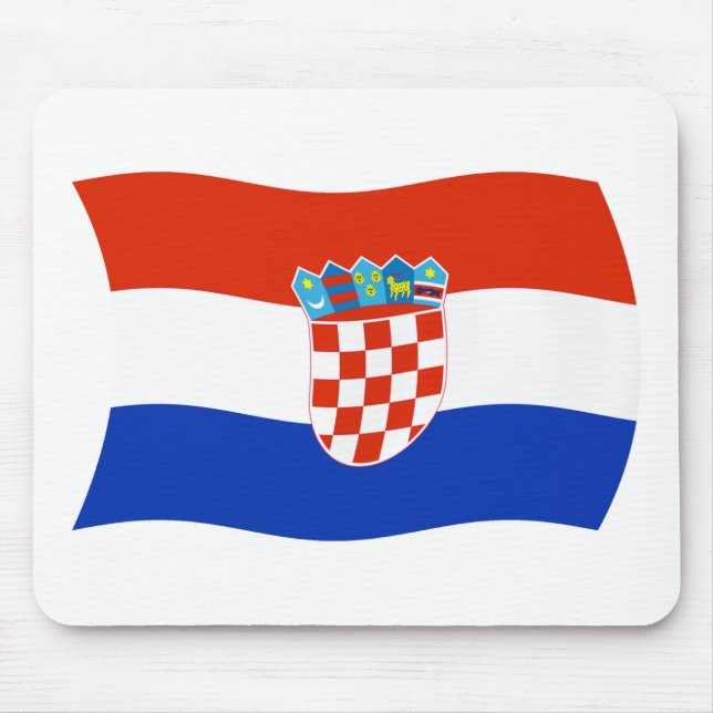 Mousepad Bandeira da Croácia (Frente)