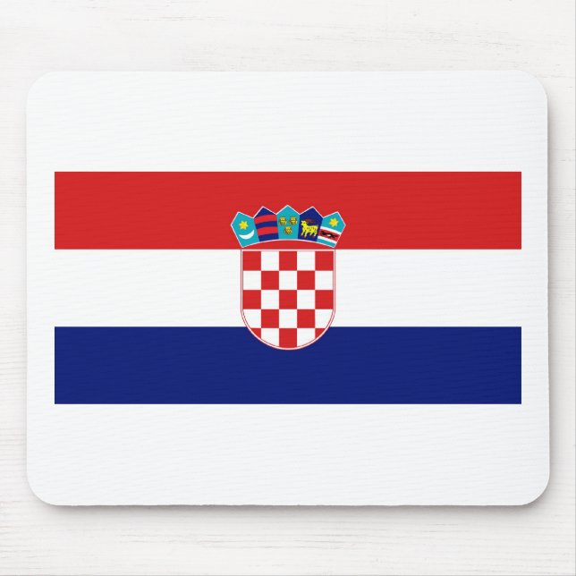 Mousepad Bandeira da Croácia (Frente)