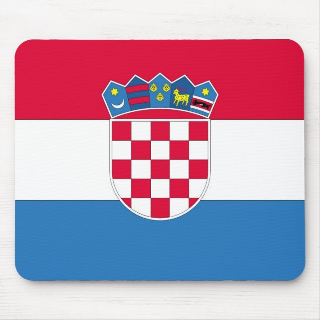 Mousepad Bandeira da Croácia (Frente)