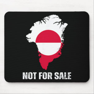 Mousepad Bandeira da Dinamarca A Groenlândia Não Está À Ven