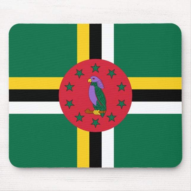 Mousepad Bandeira da Domínica (Frente)