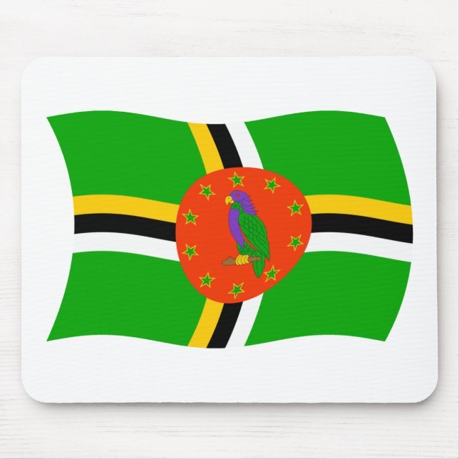 Mousepad Bandeira da Dominica (Frente)