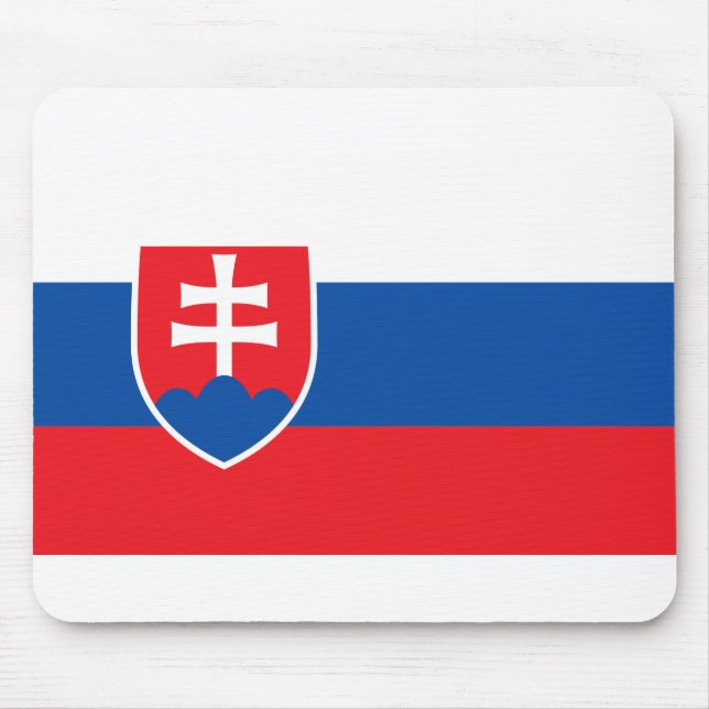 Mousepad Bandeira da Eslováquia (Frente)