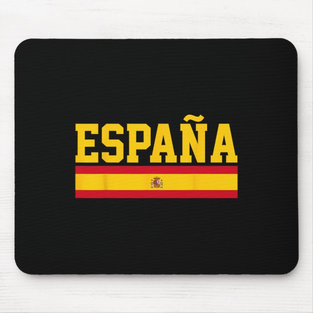 Mousepad Bandeira da Espanha Espana Presente de Lembrança p (Frente)